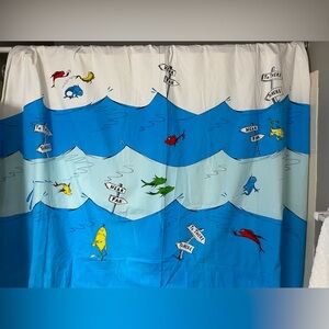 Dr. Seuss One Fish Two Fish Kids’ Shower Curtain